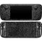 Elephant Print Black Steam Deck Handheld Gaming Computer Skin